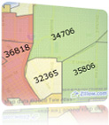 choose the zip code to show your ads in